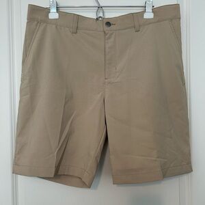 Men's Adidas Tan Lightweight Golf Shorts